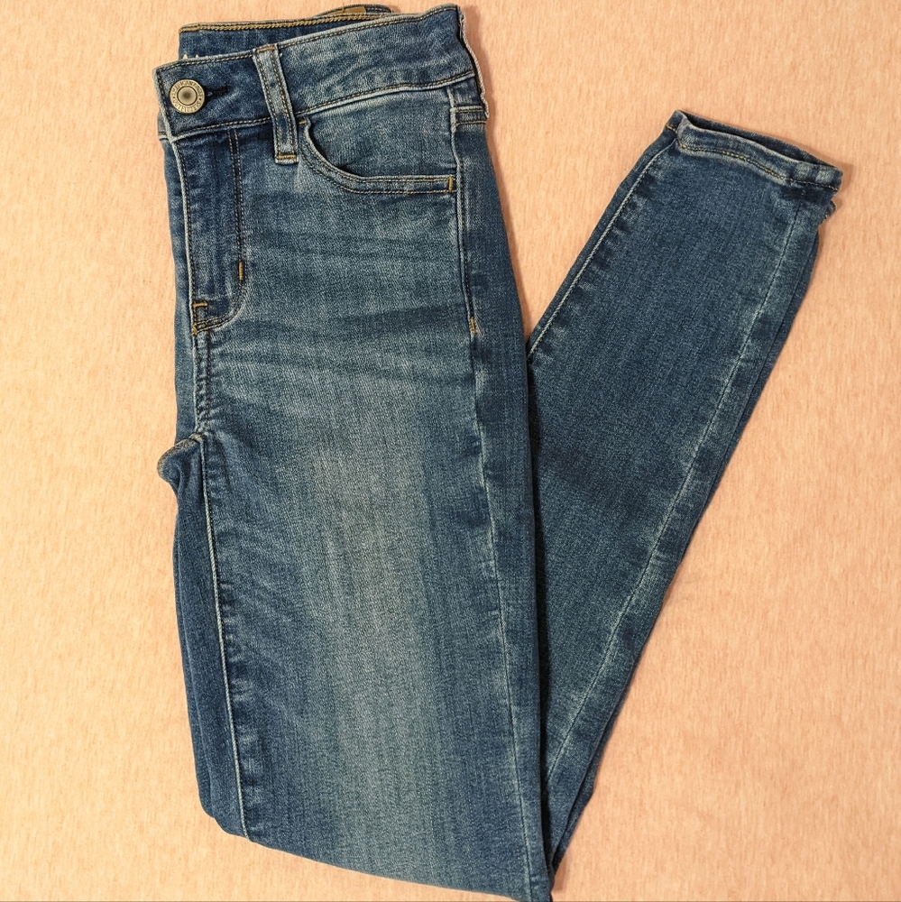 American Eagle Ne(x)t Level Stretch Dark Blue Jeggings
